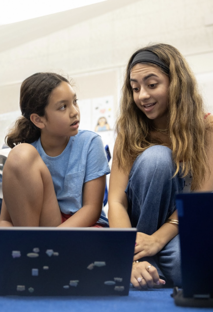 Ferdows creates welcoming environments and connections with younger students through her mentoring and enthusiasm.