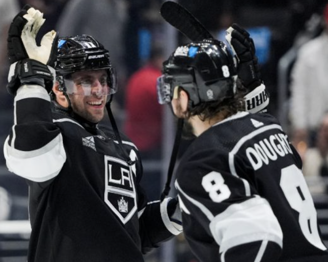 As Kopitar (left) and Dougherty (right) close their careers, they hope to win one last Stanley Cup.