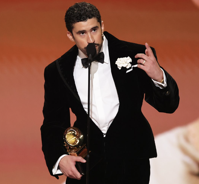 Bad Bunny used his platform to speak in protest of the U.S. government’s anti-immigrant stance.