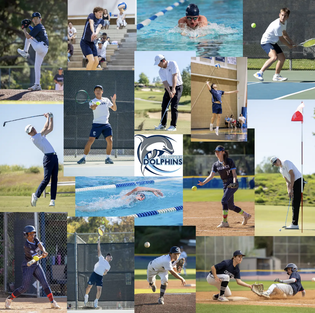 Chadwick spring athletes proudly compete after many hours of practice.