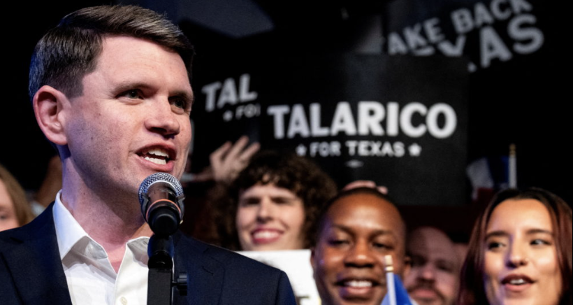 Talarico targets Paxton’s scandals in Texas Senate race, pivoting from his sunny primary message.